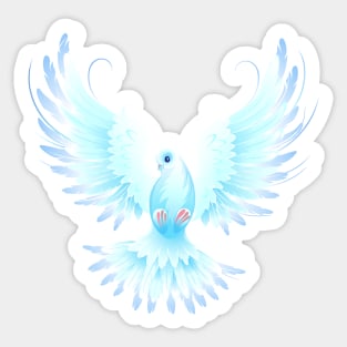 White dove ( dove of peace ) Sticker